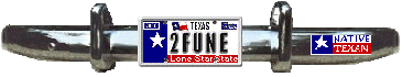 Native Texan bumper sticker