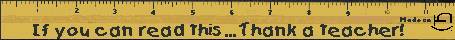 If you can read this.. thank a teacher